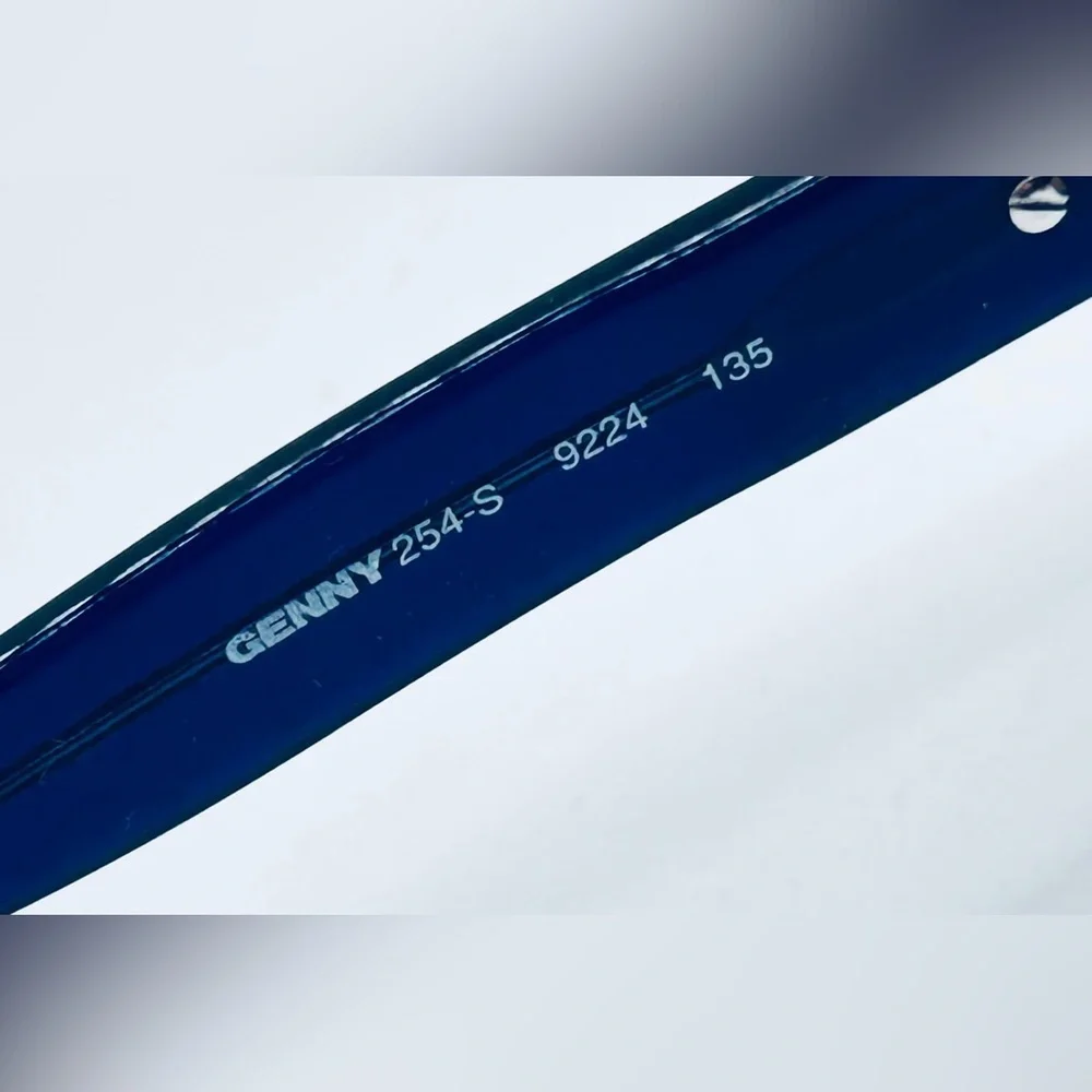Genny 254-S Blue Oval Sunglasses Frames Only